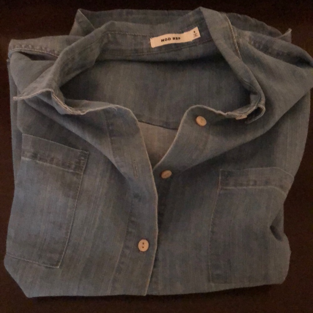 Chambray top